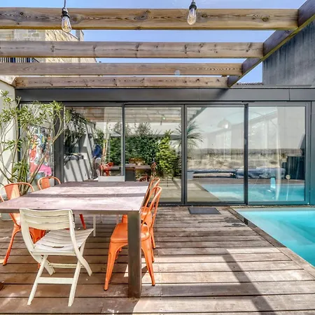 Grand Avec Piscine Privee, Climatisation Et 1 Parking Apartament